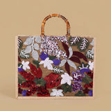 Tote Bag with Bamboo Handles