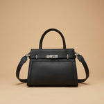 Top Handle Bag with Belted Flap
