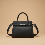 Top Handle Bag with Belted Flap