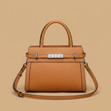 Top Handle Bag with Belted Flap