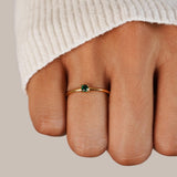 Unique Birthstone Ring