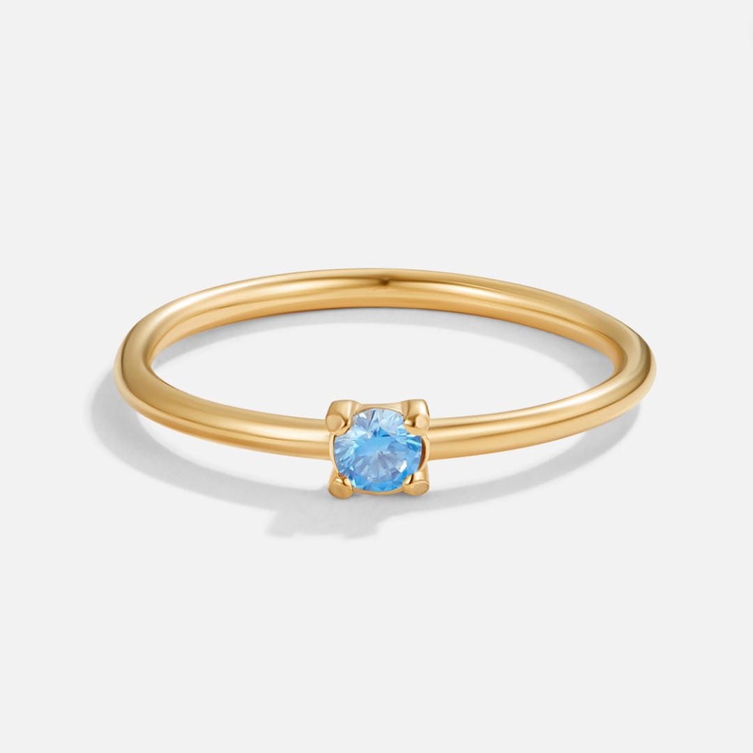 Unique Birthstone Ring