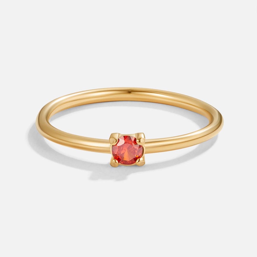 Unique Birthstone Ring