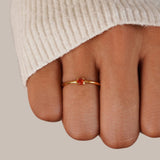 Unique Birthstone Ring