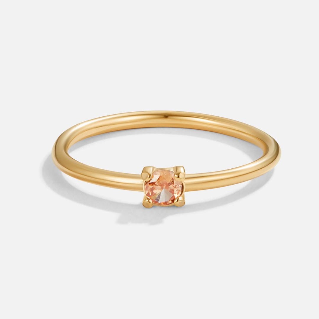 Unique Birthstone Ring