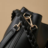Shoulder Bag with Braided Handle
