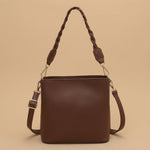 Shoulder Bag with Braided Handle