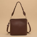 Shoulder Bag with Braided Handle
