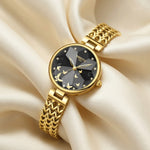 New Stylish Niche Womens Waterproof Watch With A Steel Band