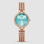 New Stylish Niche Womens Waterproof Watch With A Steel Band