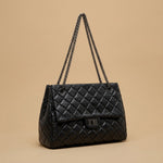 Shoulder Bag with Quilted Chain Straps