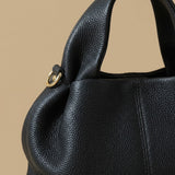 Shoulder Bag with Sculpted Handles