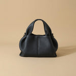 Shoulder Bag with Sculpted Handles