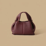 Shoulder Bag with Sculpted Handles