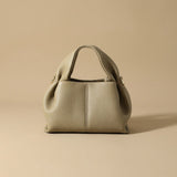 Shoulder Bag with Sculpted Handles