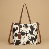 Tote Bag with Cow Print