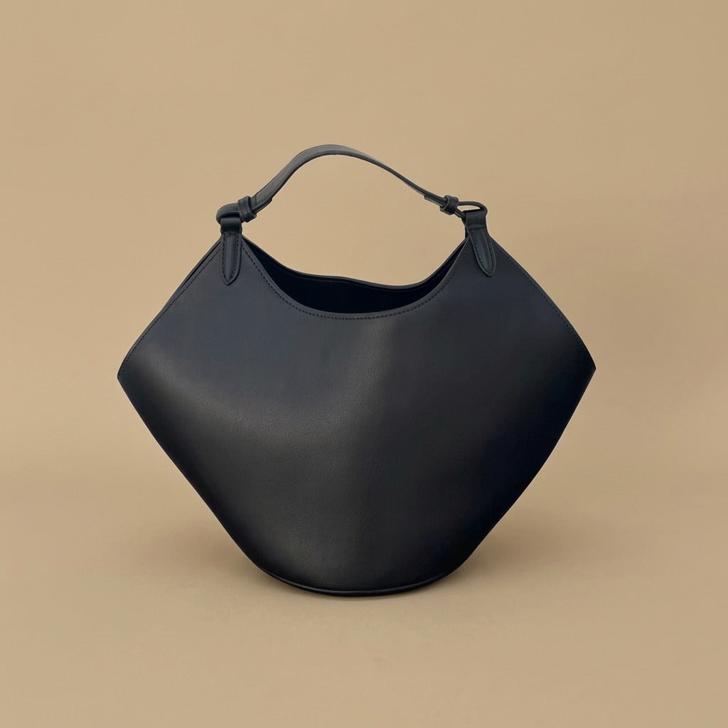 Hobo Bag with Frosted Finish