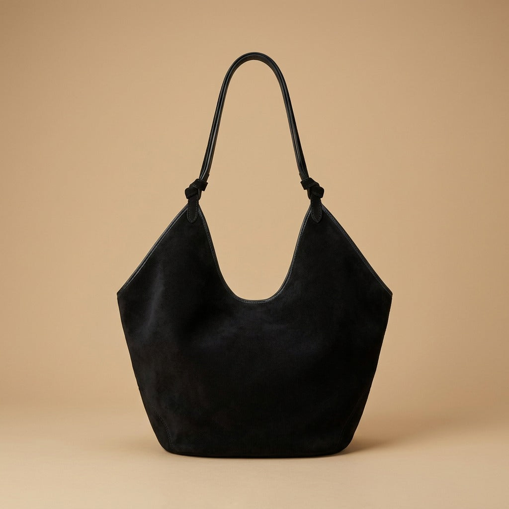 Hobo Bag with Frosted Finish