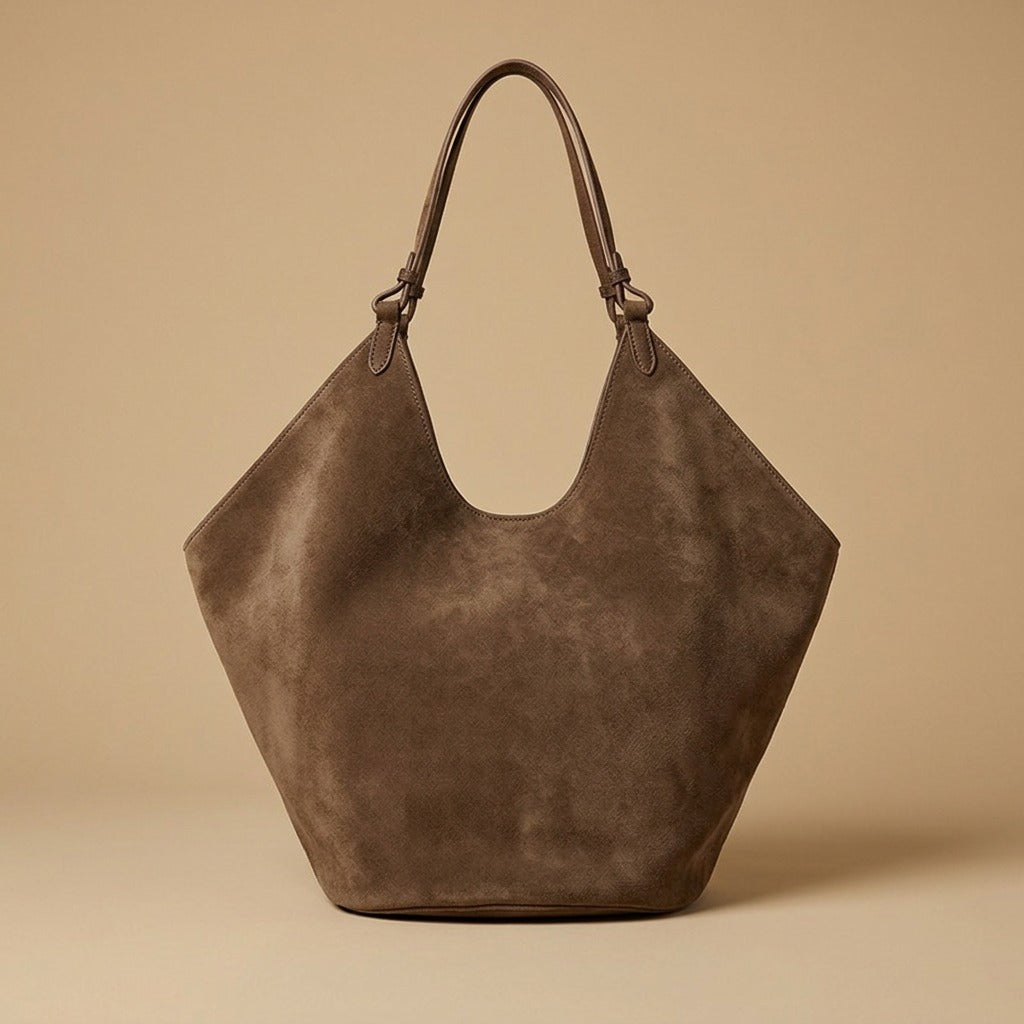 Hobo Bag with Frosted Finish