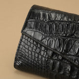 Wallet Clutch Bag with Crocodile Embossing