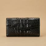 Wallet Clutch Bag with Crocodile Embossing