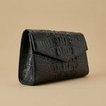 Wallet Clutch Bag with Crocodile Embossing