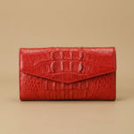 Wallet Clutch Bag with Crocodile Embossing