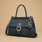 Tote Bag with D-Buckle Closure