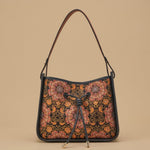 Shoulder Bag with Drawstring Detail