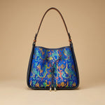 Shoulder Bag with Drawstring Detail