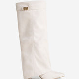 Lavista Suede knee-high boots - Creamy