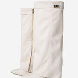 Lavista Suede knee-high boots - Creamy