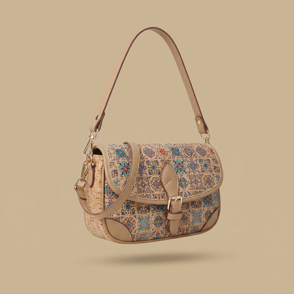 Crossbody Bag with Buckle Closure