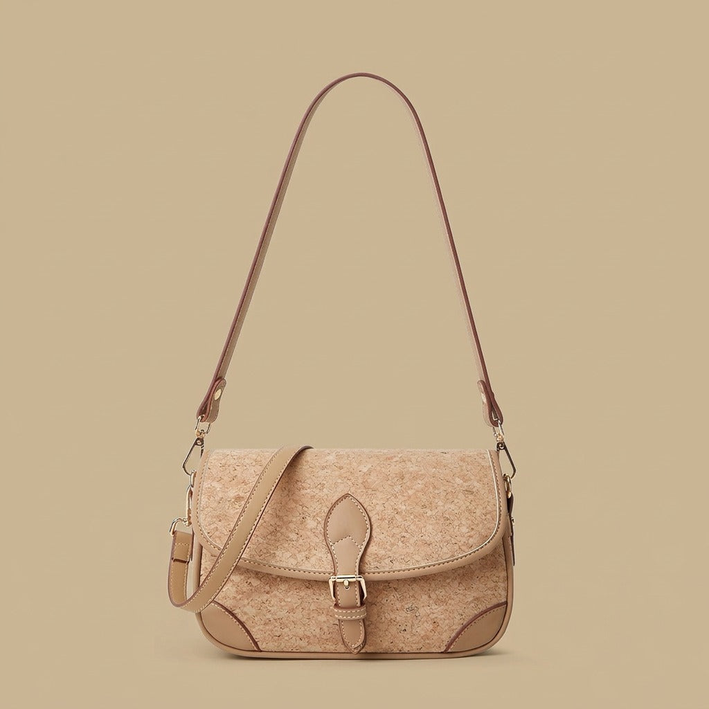 Crossbody Bag with Buckle Closure