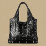 Tote Bag with Studded Detail