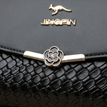 Shoulder Bag with Floral Clasp