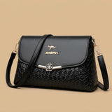 Shoulder Bag with Floral Clasp