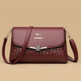 Shoulder Bag with Floral Clasp