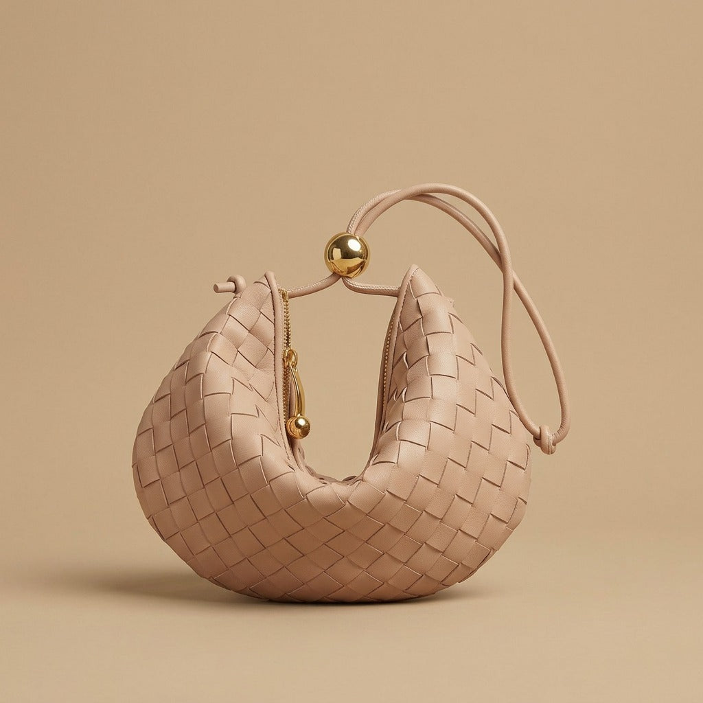 Hobo Bag with Ball Detail