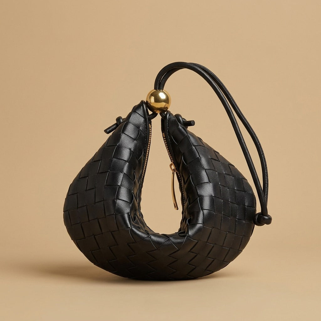 Hobo Bag with Ball Detail