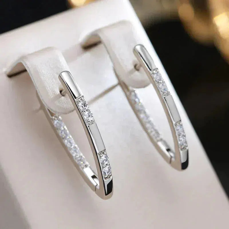 Cubic Zirconia Stud Earrings