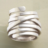 Layered Silver Ring