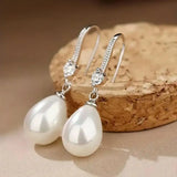 Pearl Dangle Drop Earrings