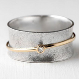 Elegant Bicolour Ring