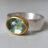 Soft Vintage Ring with Emerald