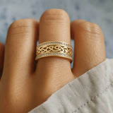 Ornate Gold Filigree Ring