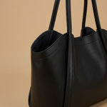 Tote Bag with Sculpted Panels