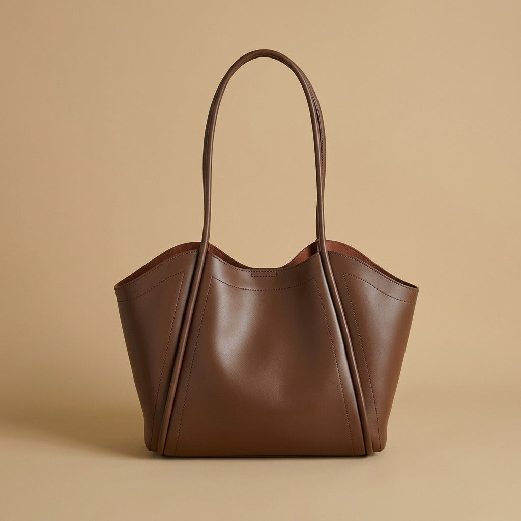 Tote Bag with Sculpted Panels