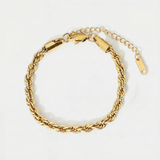 Twisted Rope Gold Bracelet