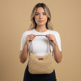 Shoulder Bag Women Woven Straw Crossbody Handbag